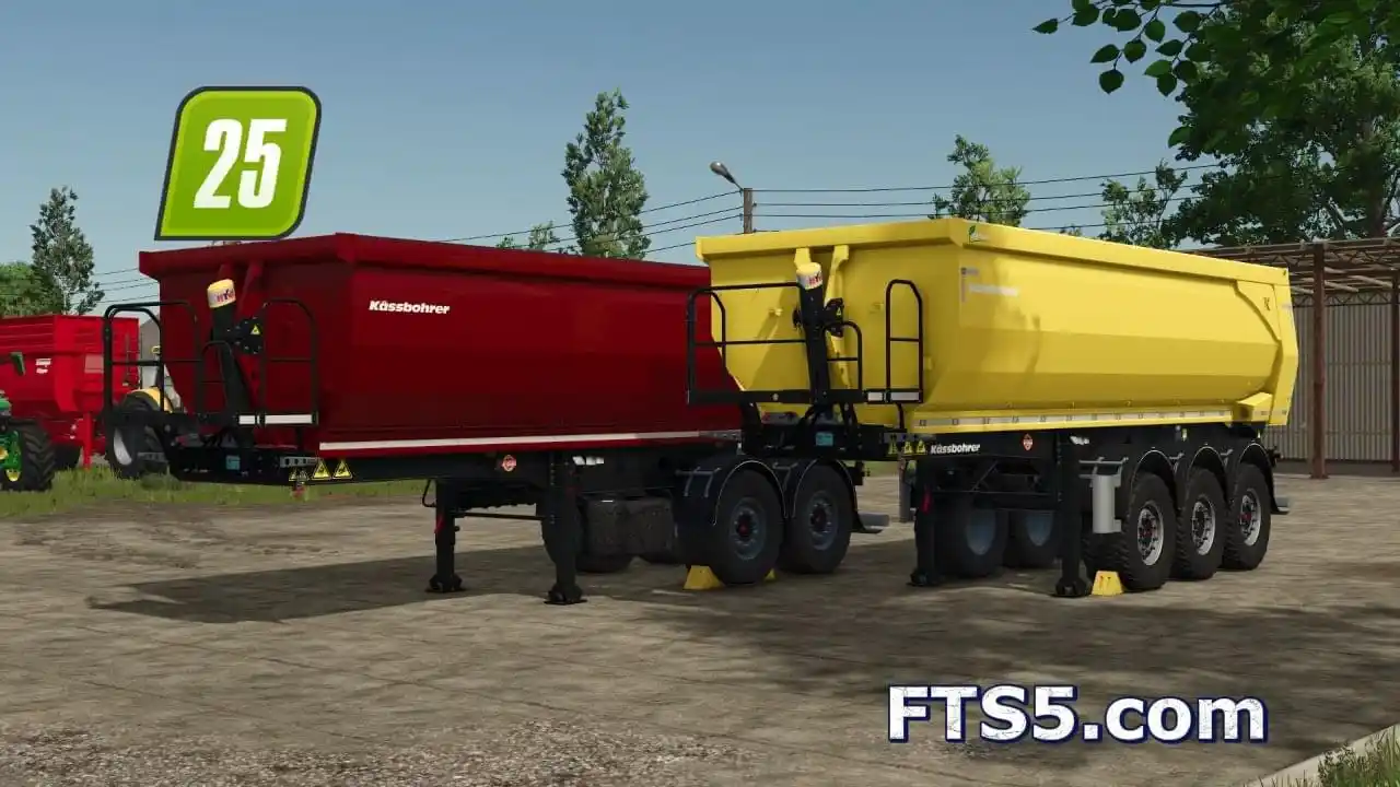 【兼容奔驰DLC卡车】凯斯博勒 K SKS B 自卸半挂拖车 v1.0