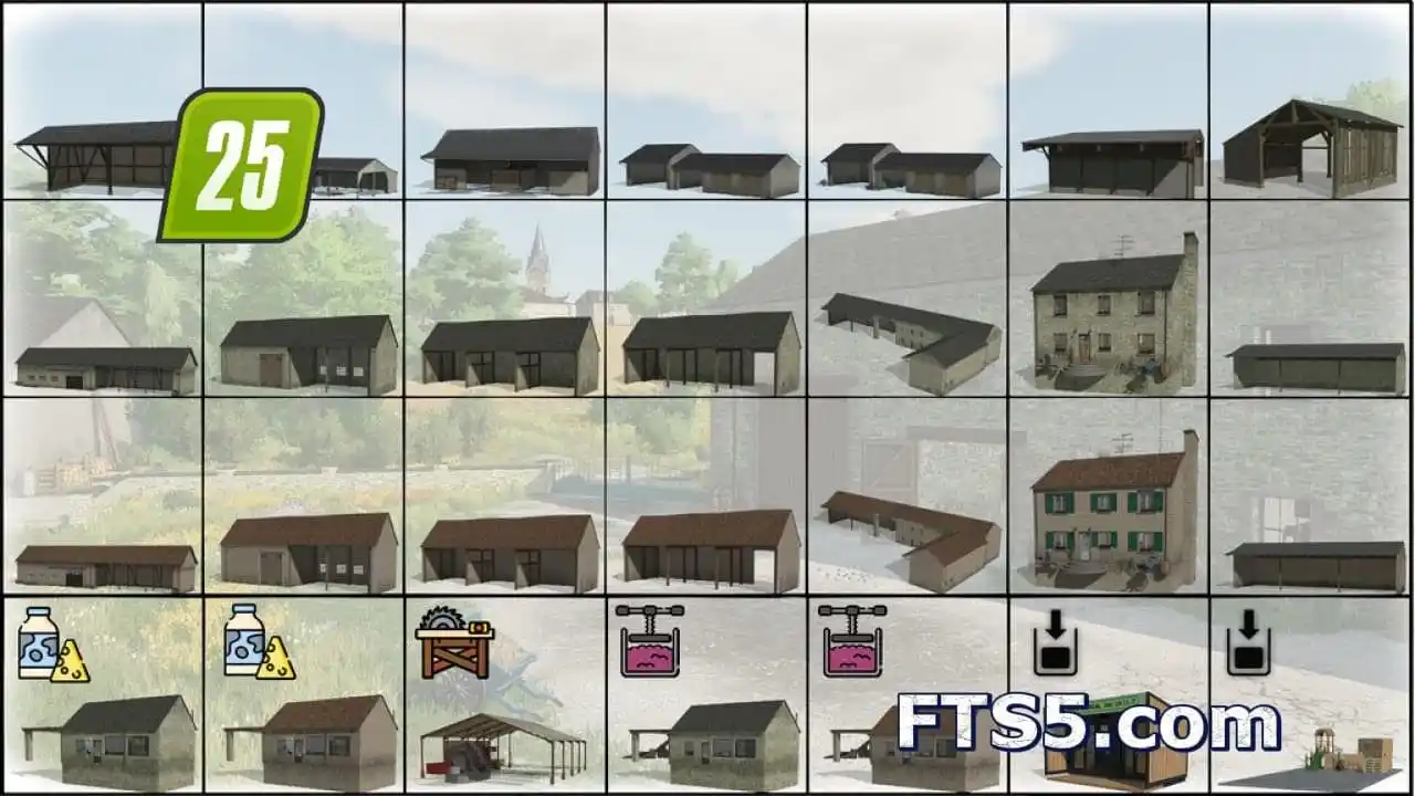 模拟农场22模组__60 座各类建筑包 v1.0