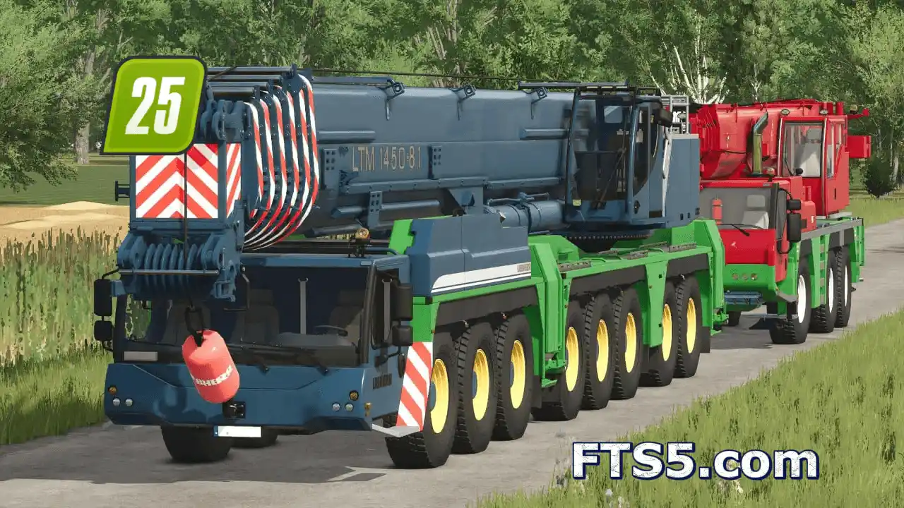 利勃海尔 LTM 1050-1450 起重机 v1.0