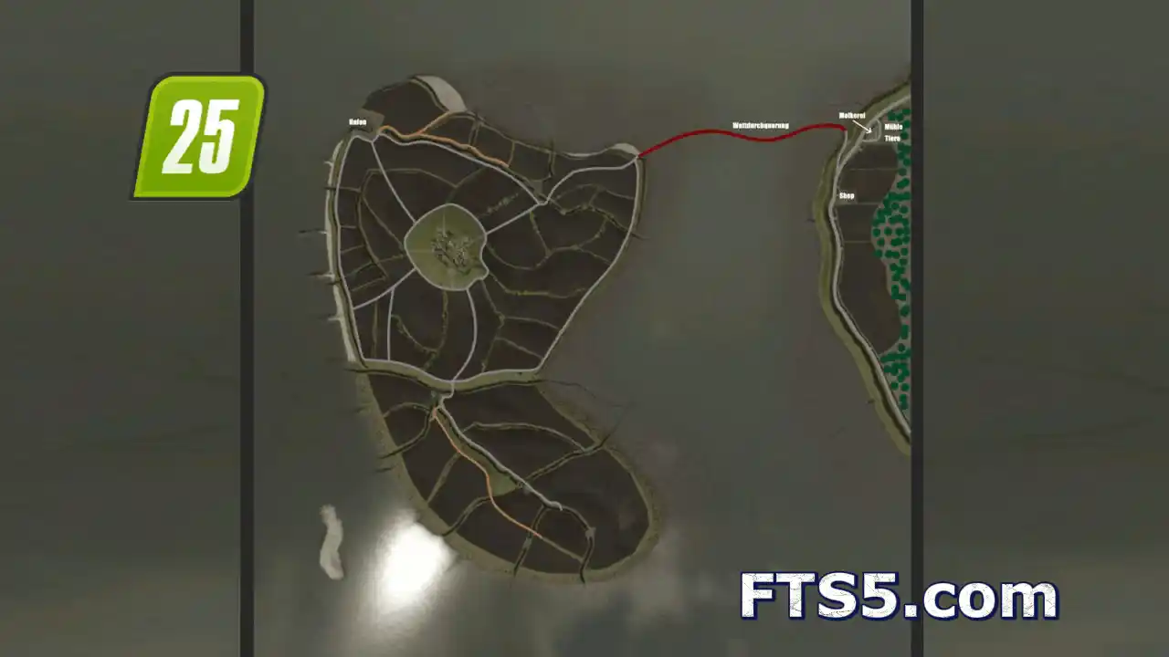 农业地图丨小岛农场 v1.0