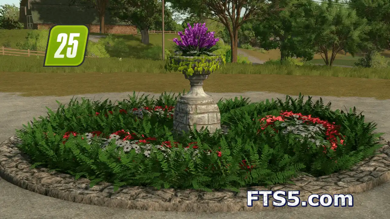 装饰丨圆形花坛 v1.0