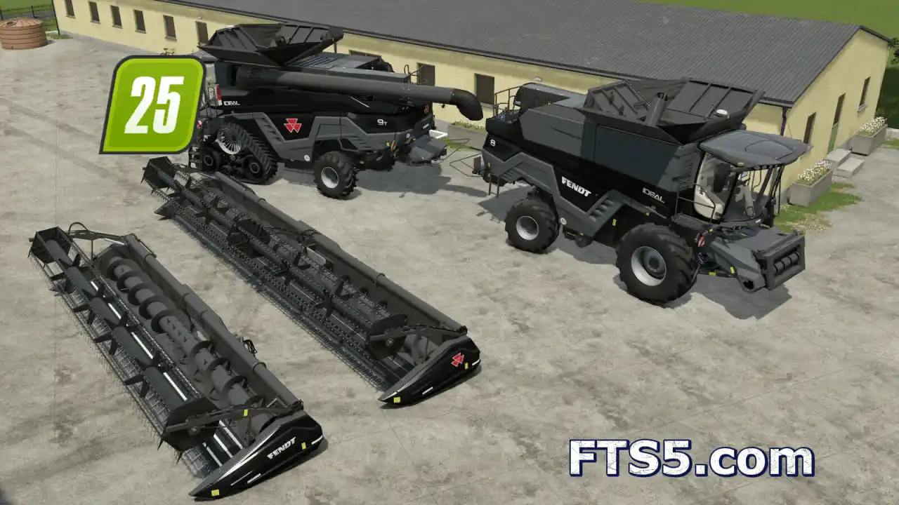 2017-2023 系列 爱科 IDEAL 联合收割机包v1.1