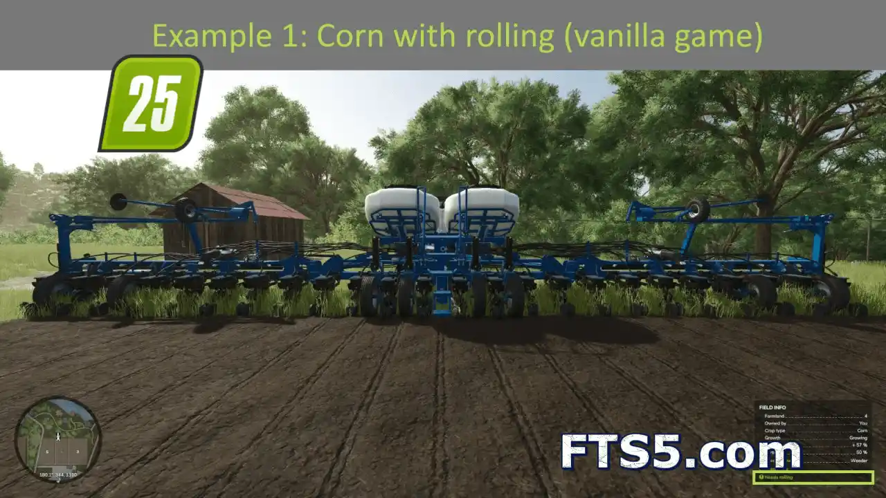 播种机免碾压 v1.0