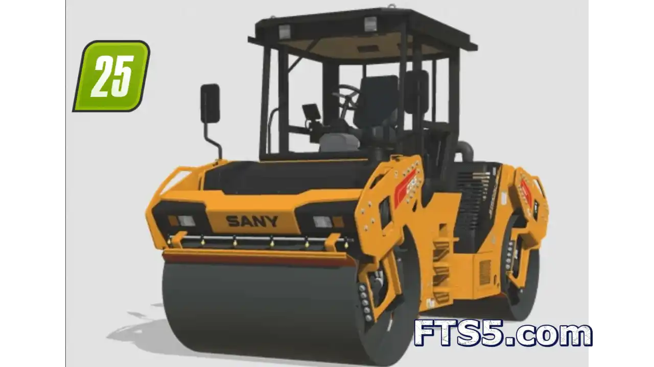 支持大地农场_国产工程车_三一 压路机模组 v1.0