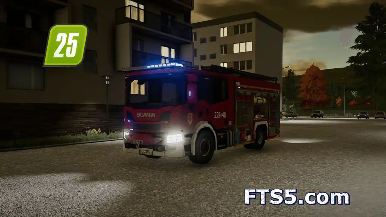 模拟农场22_斯堪尼亚 P360 消防车 v1.0