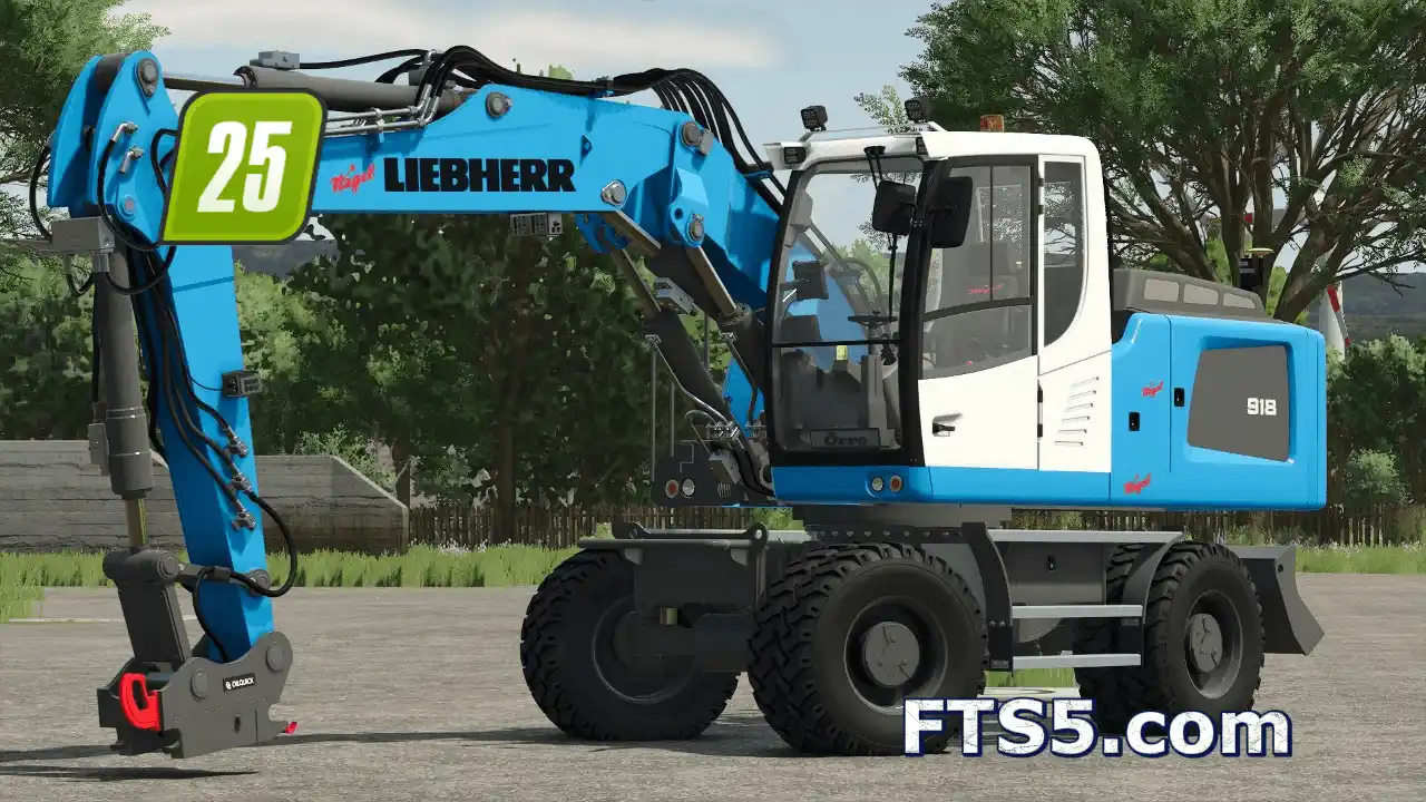 利勃海尔 A918 Litronic 挖掘机 v1.0