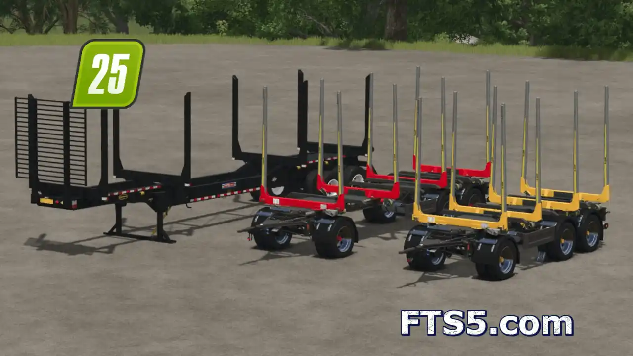 自动装载木材拖车包 v1.0