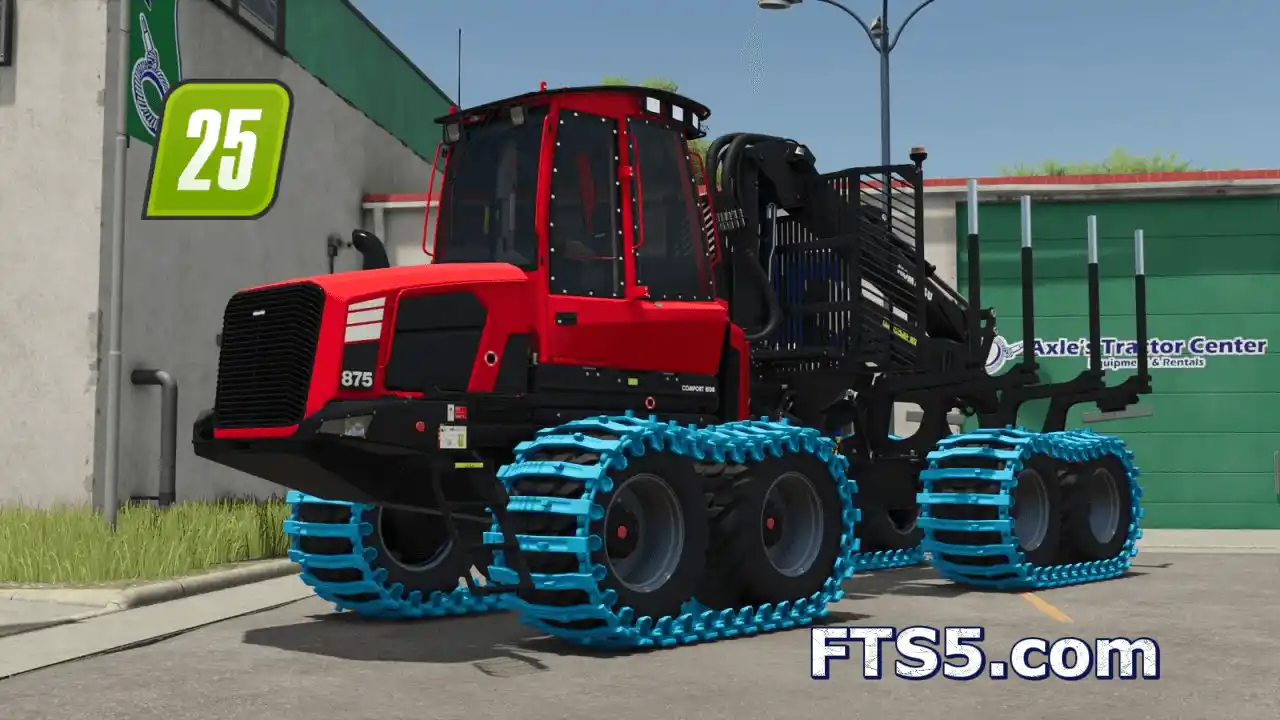 小松 875 前置式采伐机 v1.0