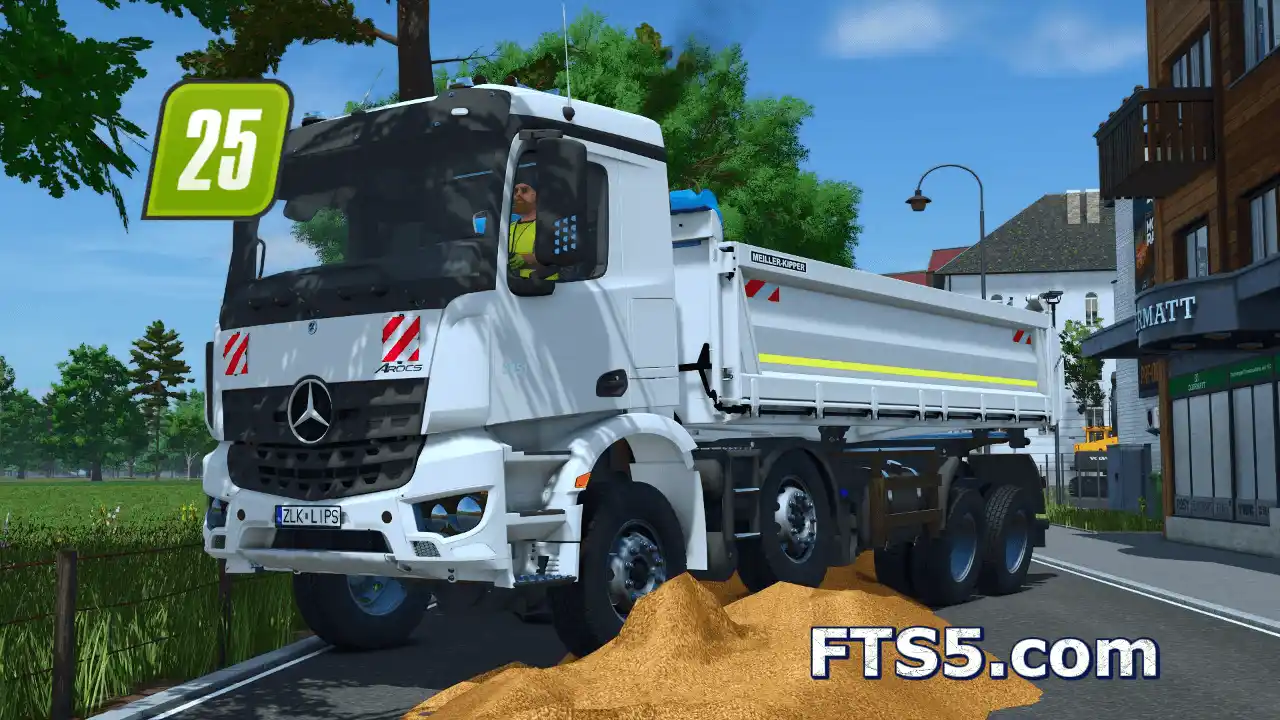 奔驰Arocs 8×8 卡车 V1.1