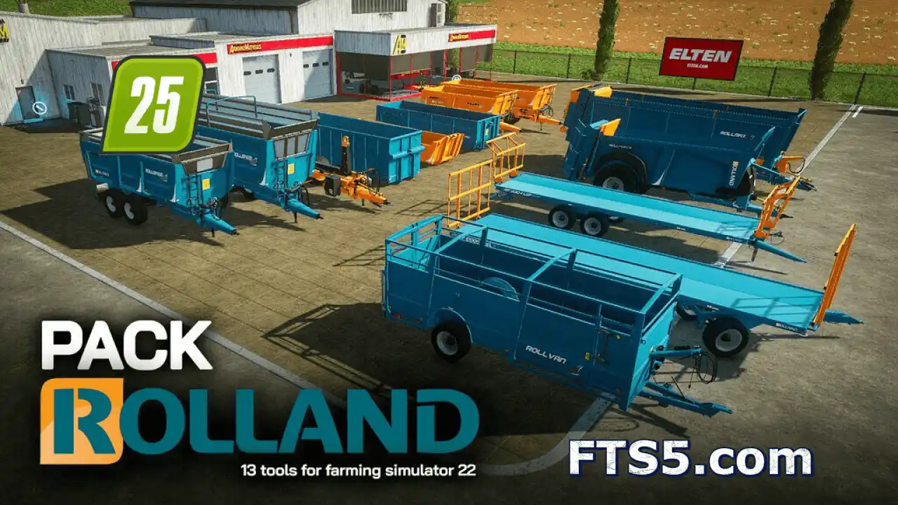 模拟农场22_法国罗兰拖车包 V1.0.0.5