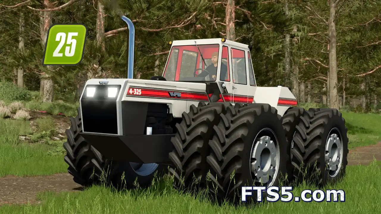 四轮铰接大型拖拉机 v1.0