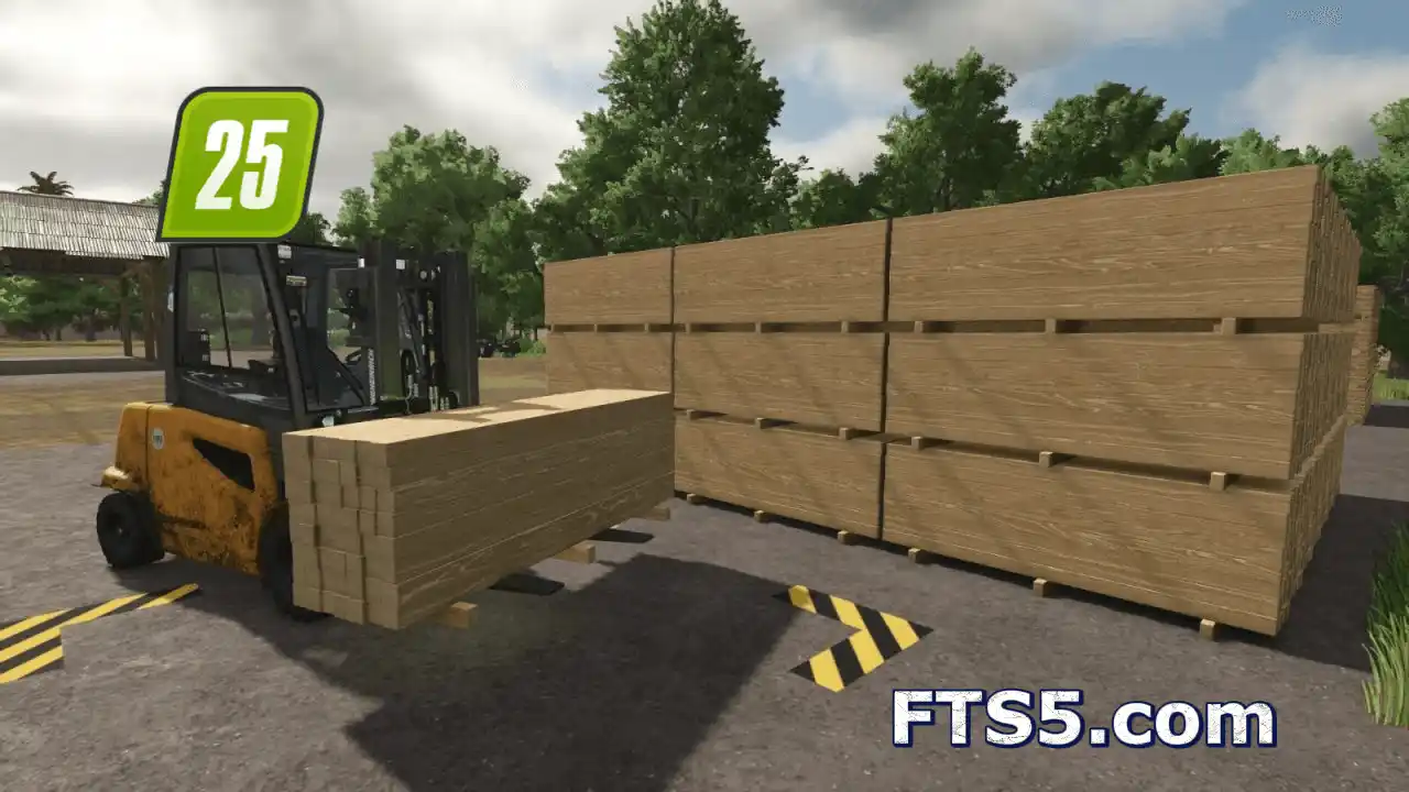 木板、木条与木梁托盘存储设施 v1.0