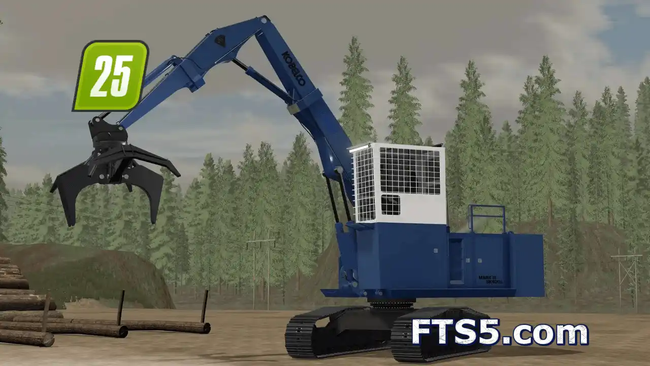 神钢 SK400LL 抓木机 v1.0