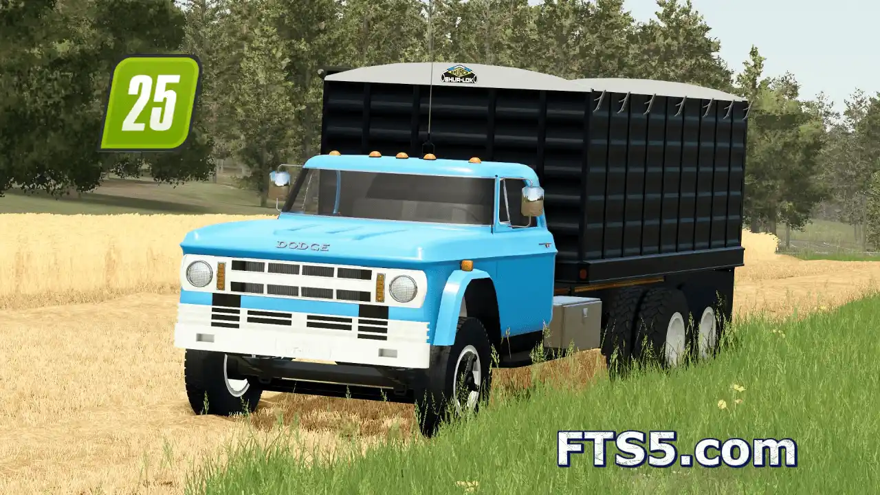 1971 道奇 D700 豪华谷物双轴车 v1.0