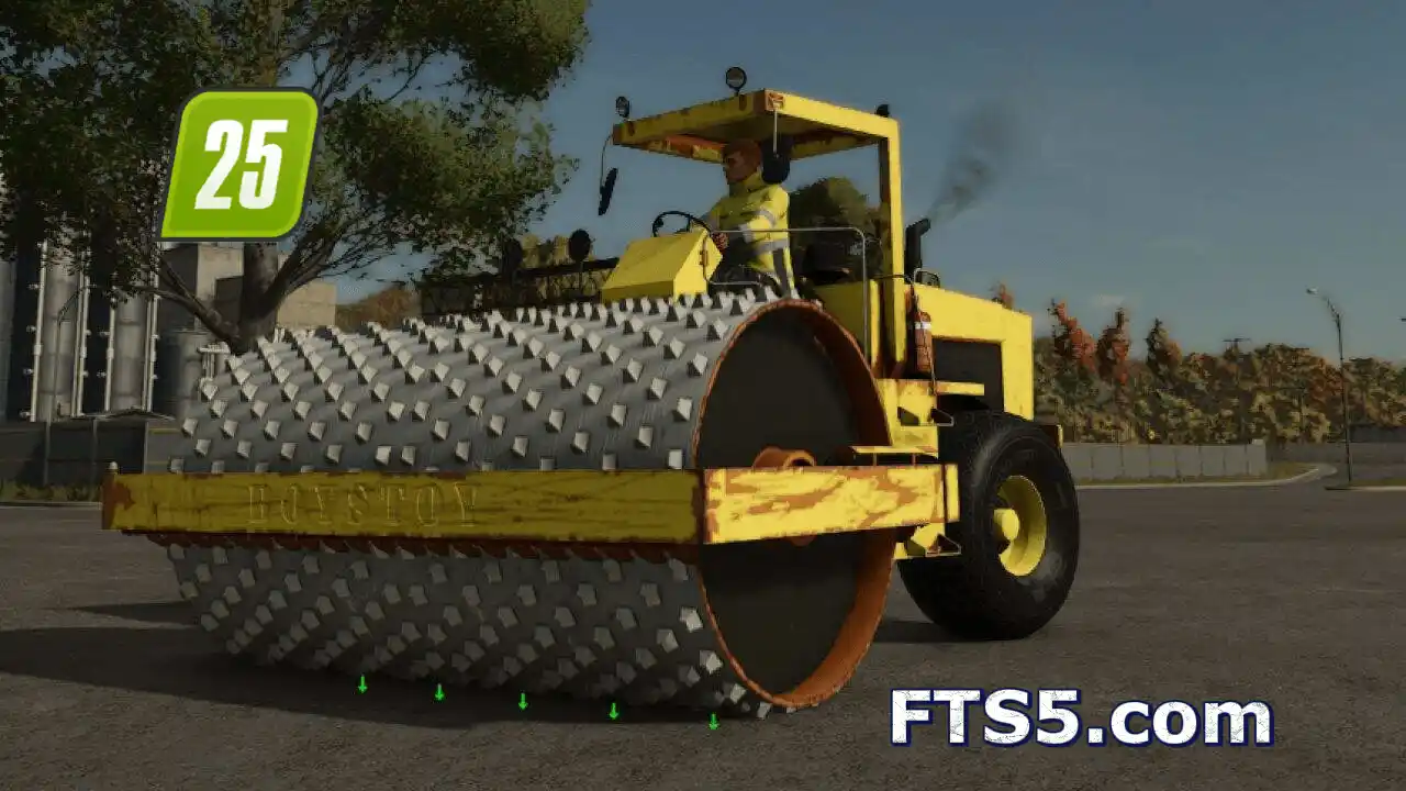 支持大地农场 | 带振动功能压路机 v1.0