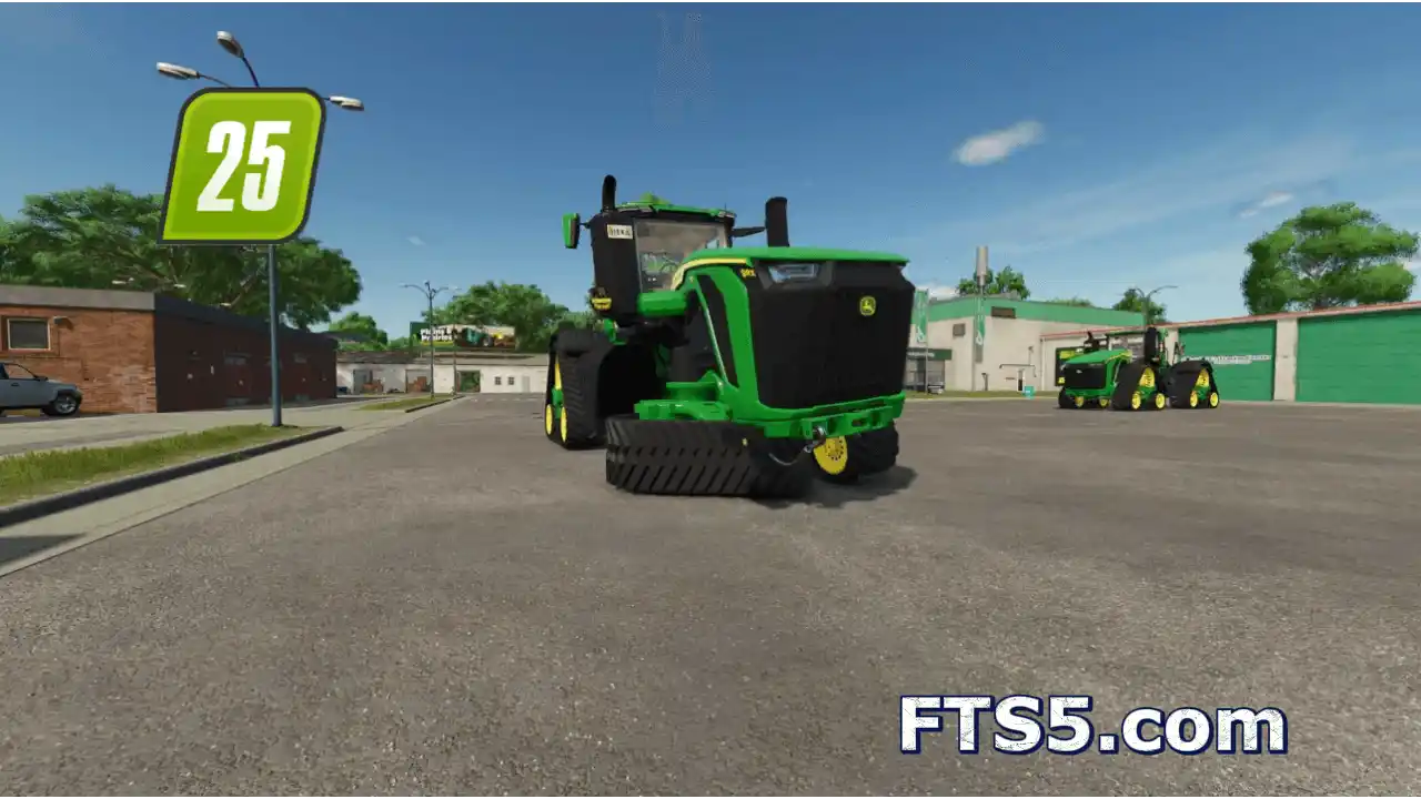 [动态监视器]履带破损_约翰迪尔 9RX 宽体/RP版 拖拉机 v1.0