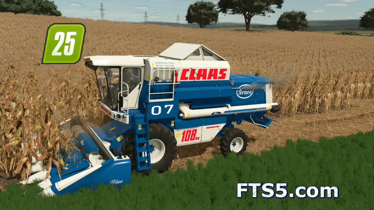 克拉斯 蓝色统治者 108 收割机包 v1.0