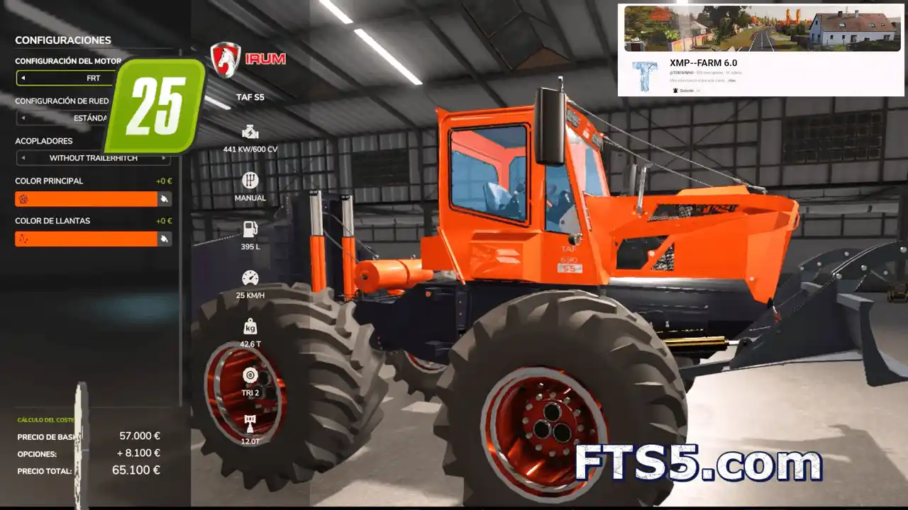 IRUM TAF S5 林业拖拉机 v1.0