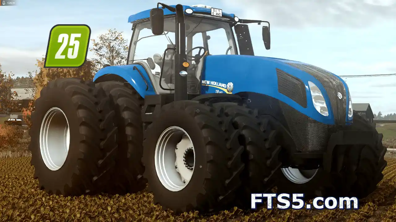 纽荷兰 T8 南美版 大型拖拉机v1.1