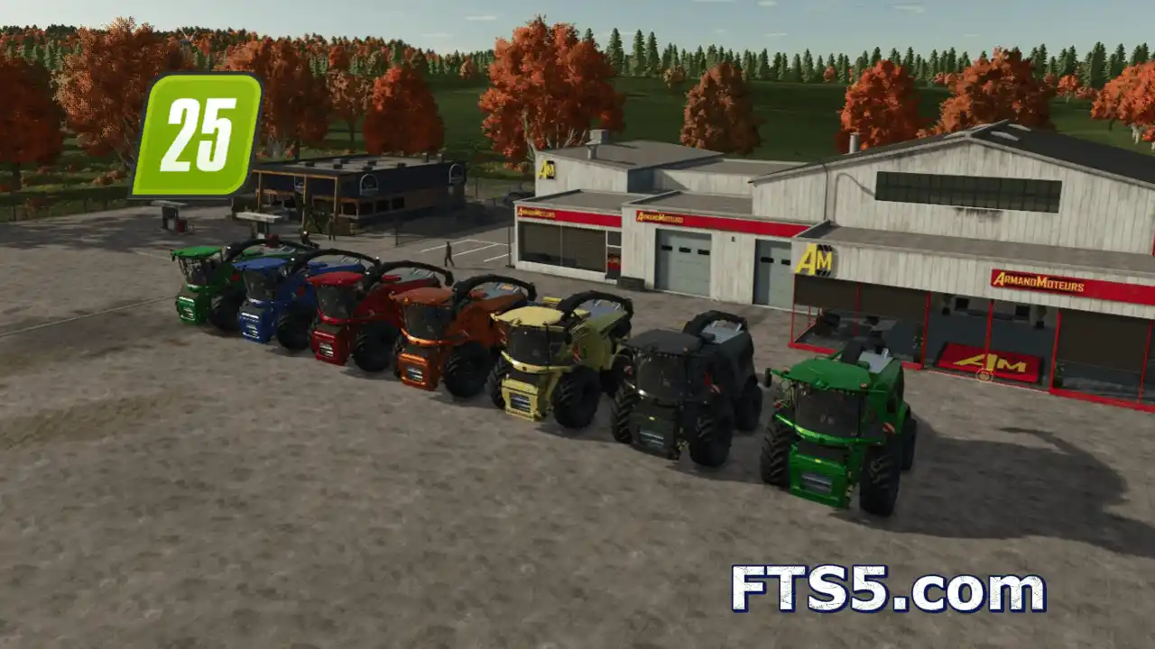 [彩色版]约翰迪尔 9000 系列 青贮收割机v1.3