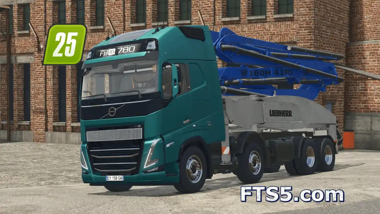沃尔沃 FH16 混凝土泵车 v1.0