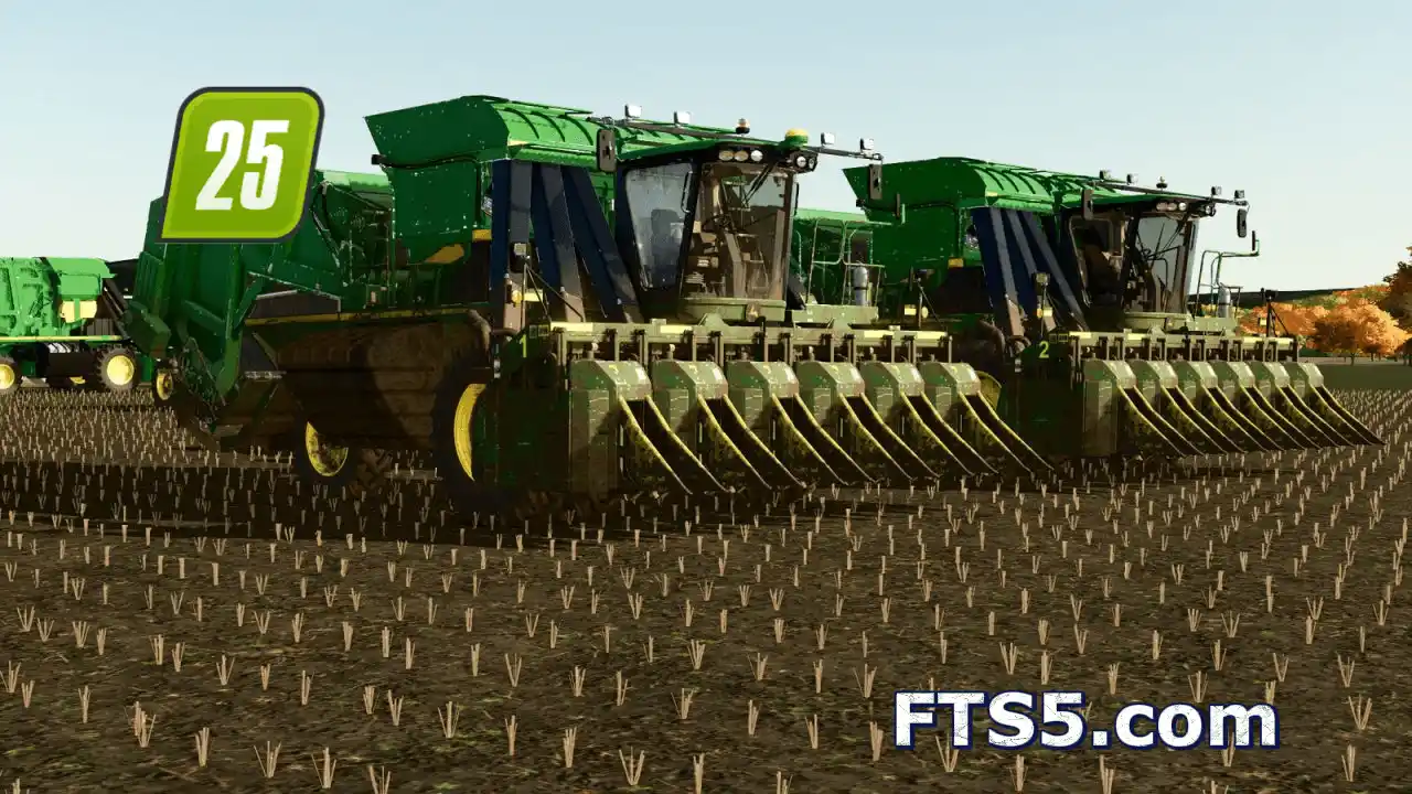 约翰迪尔 7760 / CP690 滚筒棉花收割机 v1.0