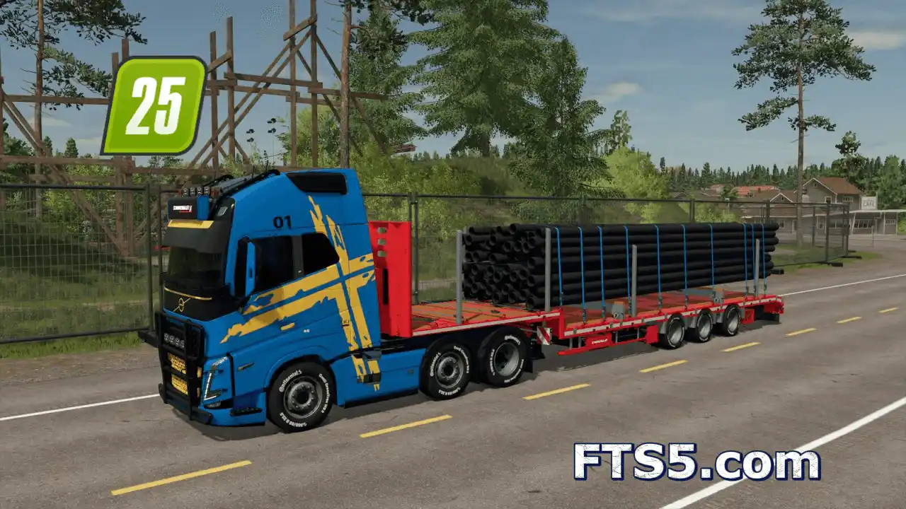 施瓦茨米勒半挂低平板拖车 v1.0