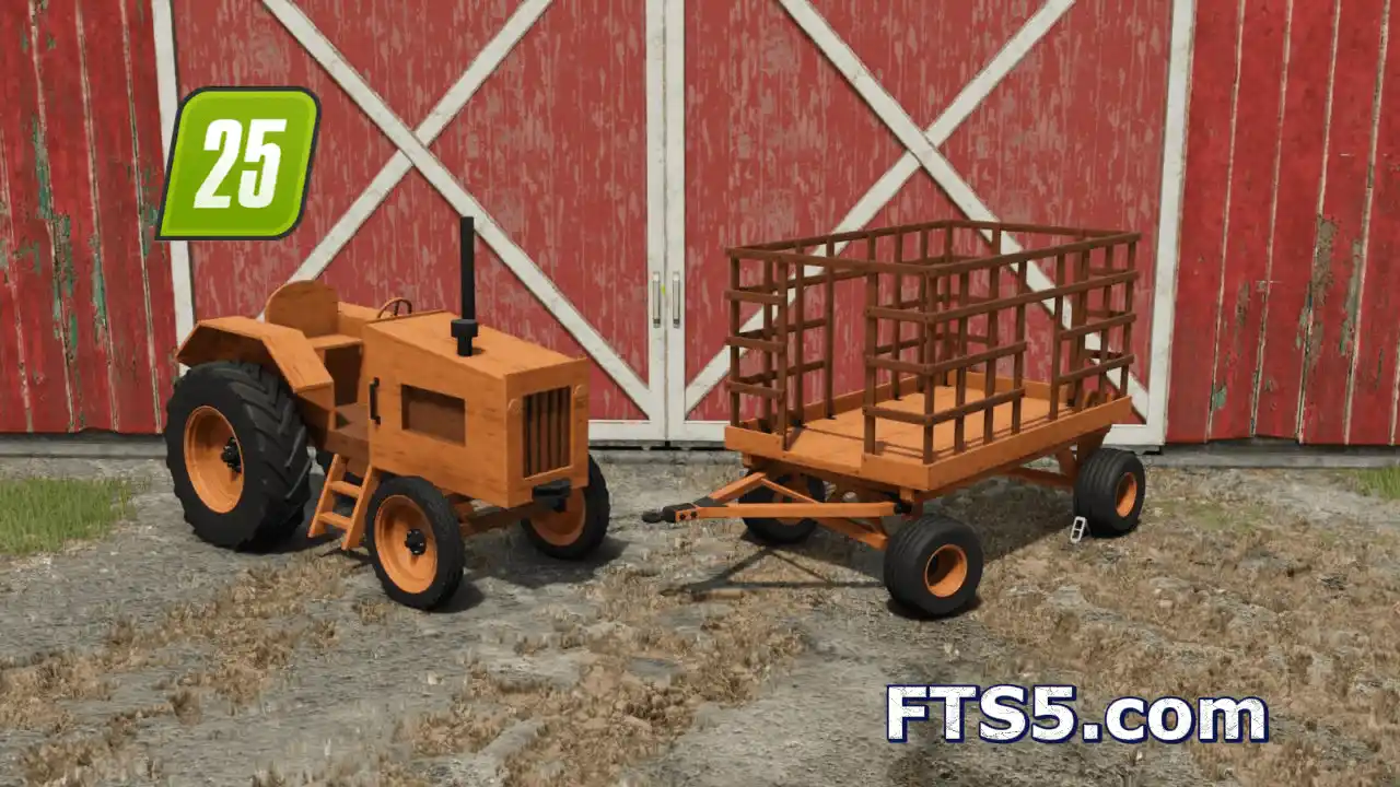 木制拖拉机包 v1.0