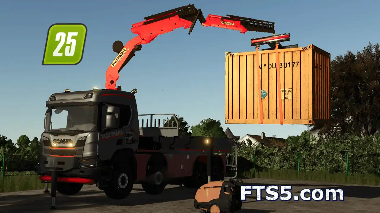 斯堪尼亚 XT 帕尔芬格 随车吊卡车 v1.0