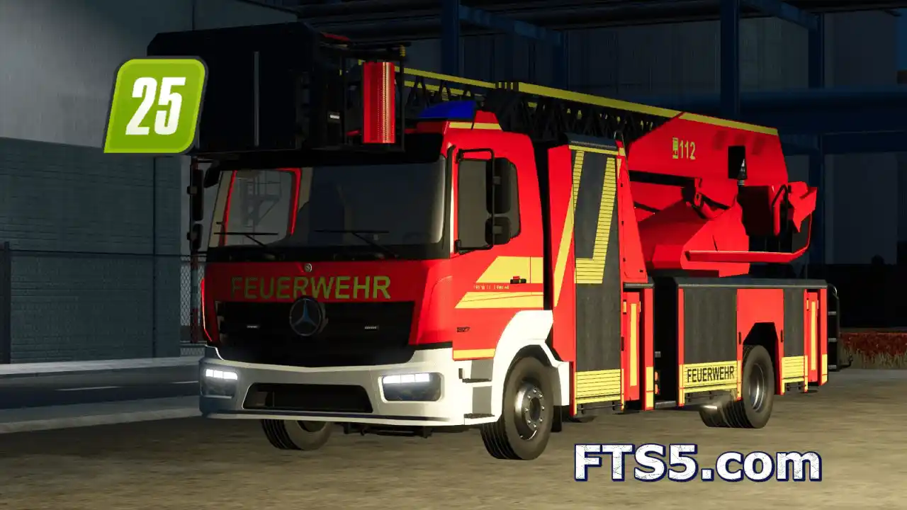 奔驰 Atego 1327 旋转梯消防车 v1.0.0.2