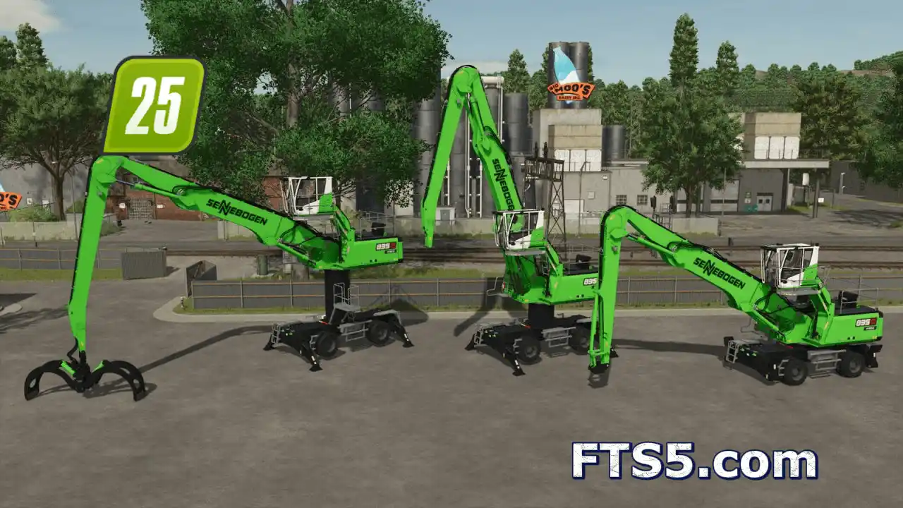 森贝格 835G 混合动力 抓木机 v1.0