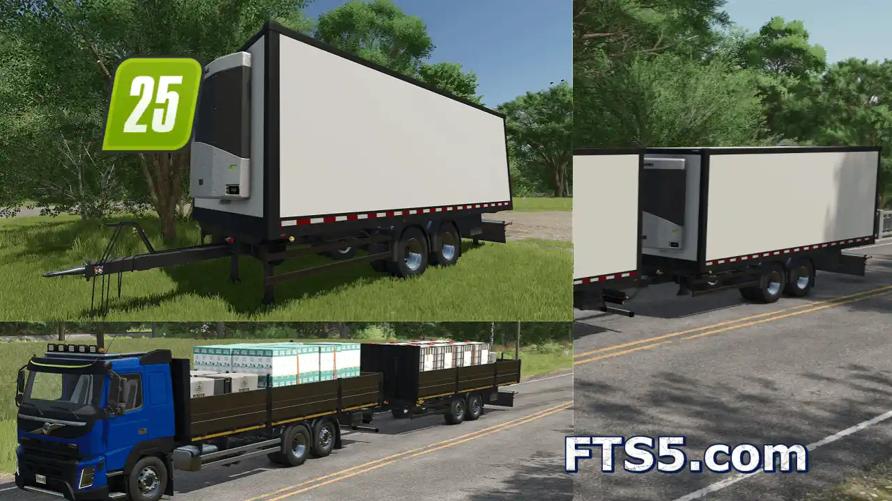 沃尔沃 FMX XXL 拖车 v1.0