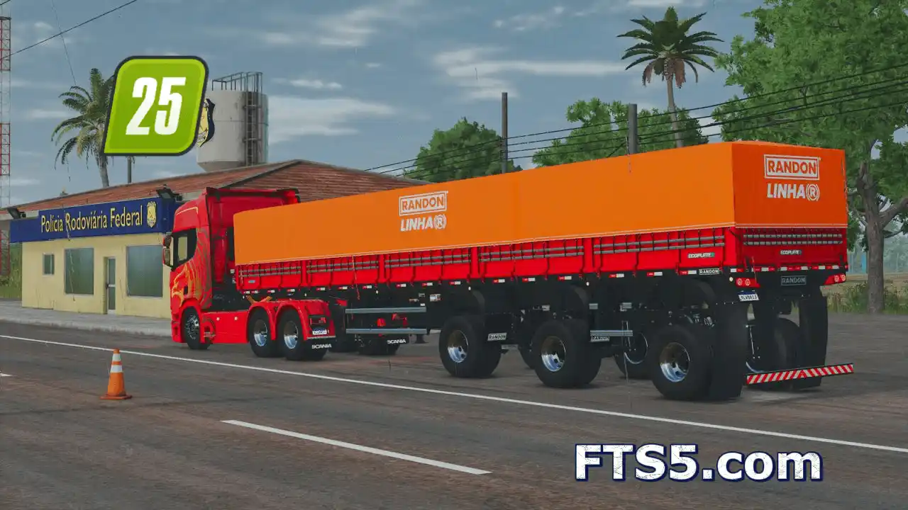 南美风格运粮拖车 v1.0