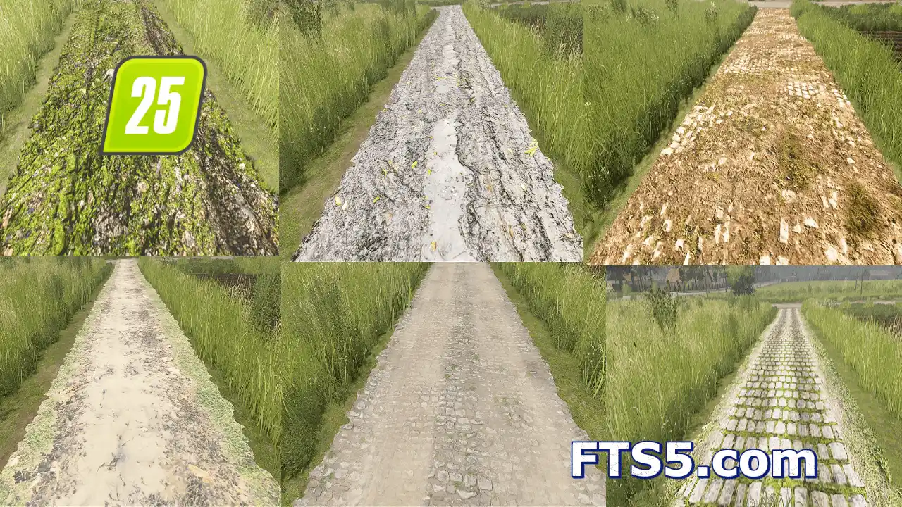 泥路和鹅卵石路 v1.0