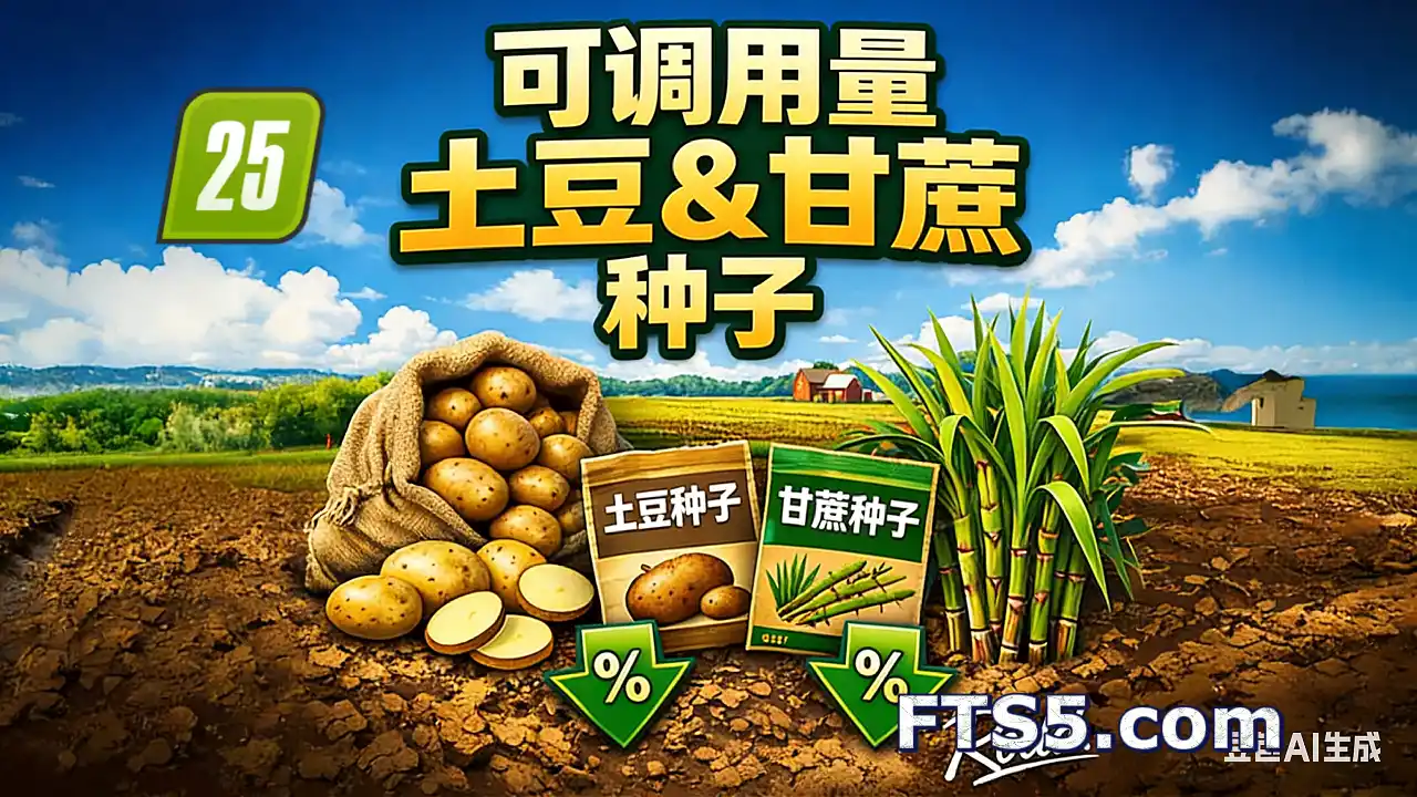 马铃薯与甘蔗_播种量调整 v1.0