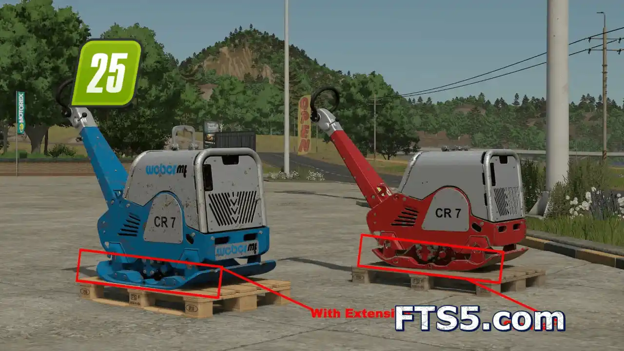 【支持大地农场】手扶压路机 v1.0