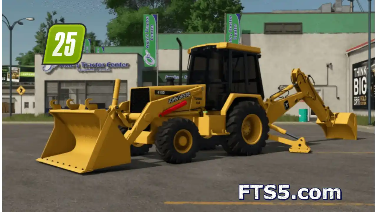 约翰迪尔 410 反铲挖掘机 v1.0