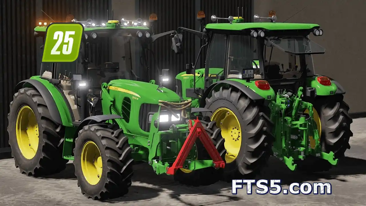 约翰迪尔 5R 系列 拖拉机 v1.0