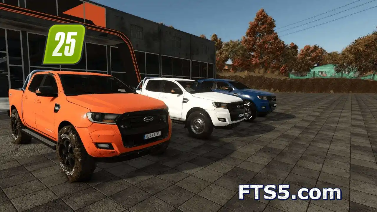 [支持乘客]2017 福特Ranger 皮卡 v1.0