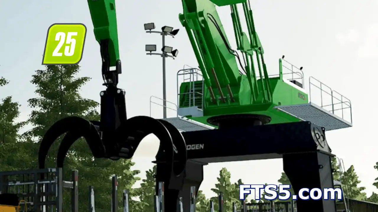 森尼博根 850E 龙门架抓木机 v1.0