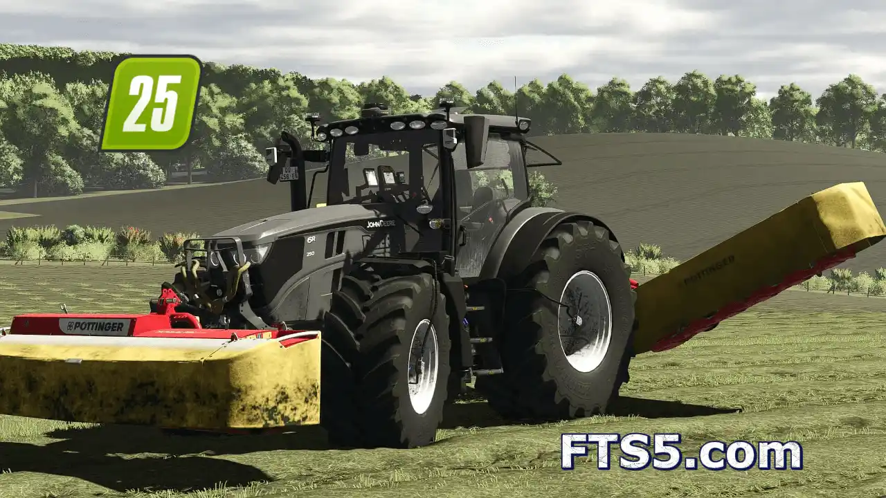 约翰迪尔 6R 中型+ 拖拉机v1.0