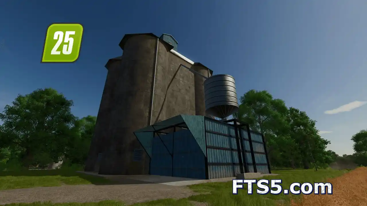 大型混凝土谷物筒仓 v1.0
