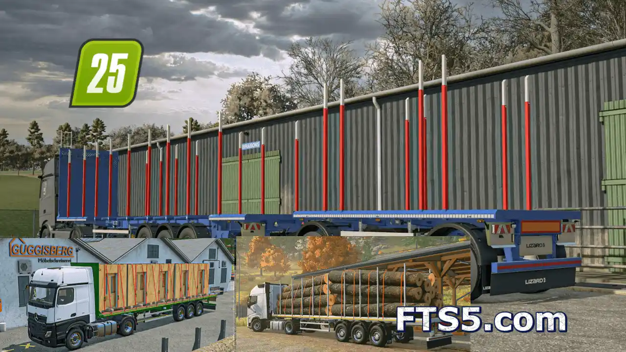 蜥蜴木材拖车包 v1.0