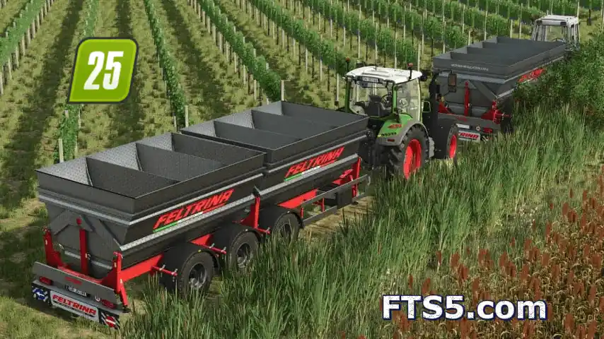 三轴葡萄运输挂车 v1.0