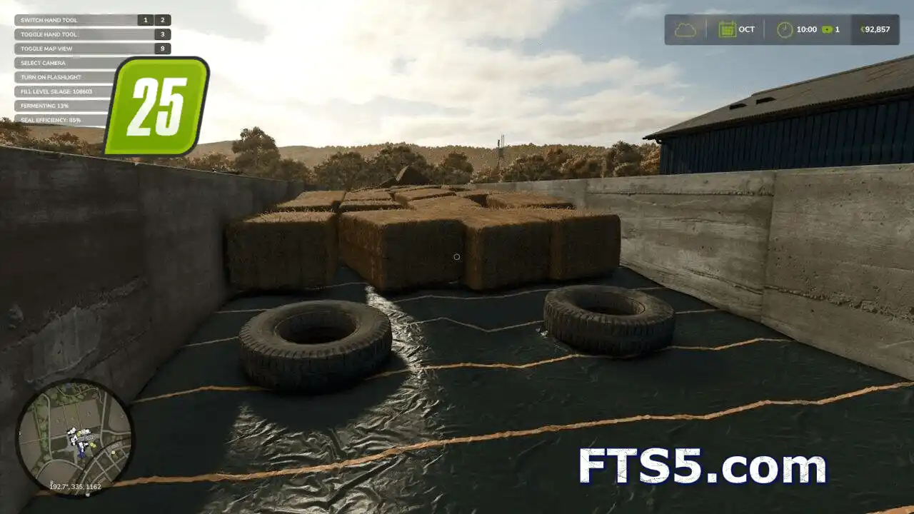 真实青贮槽压实 v1.0