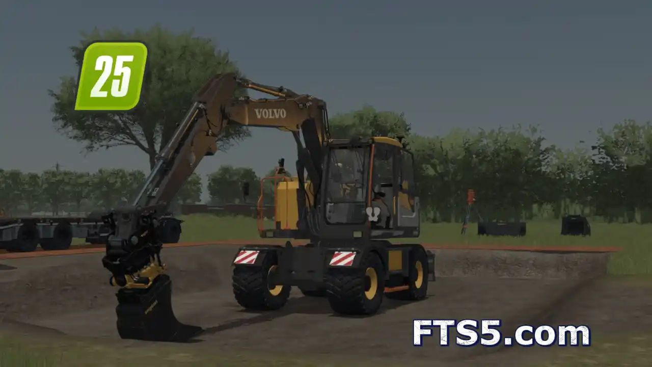 沃尔沃 EWR150 挖掘机 美化版 v1.0