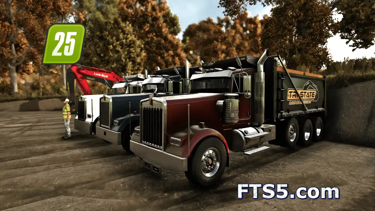 肯沃斯 W900 自卸卡车 v1.0.0.0