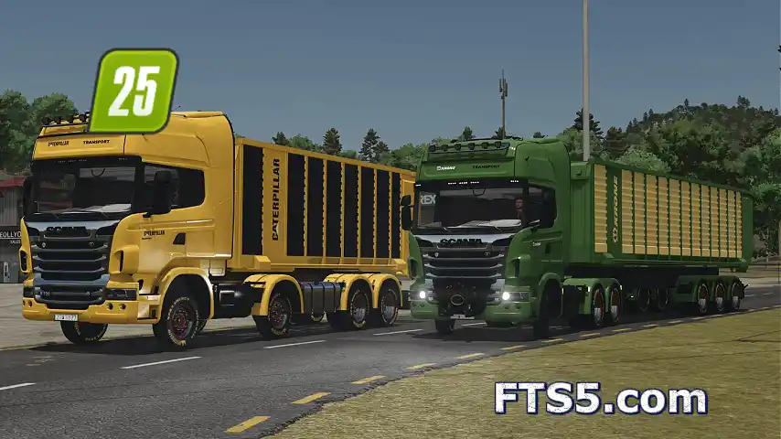 斯堪尼亚 TGX Cat 卡车 v1.0