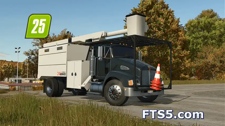 肯沃斯 T300 高空作业修剪车 v1.0
