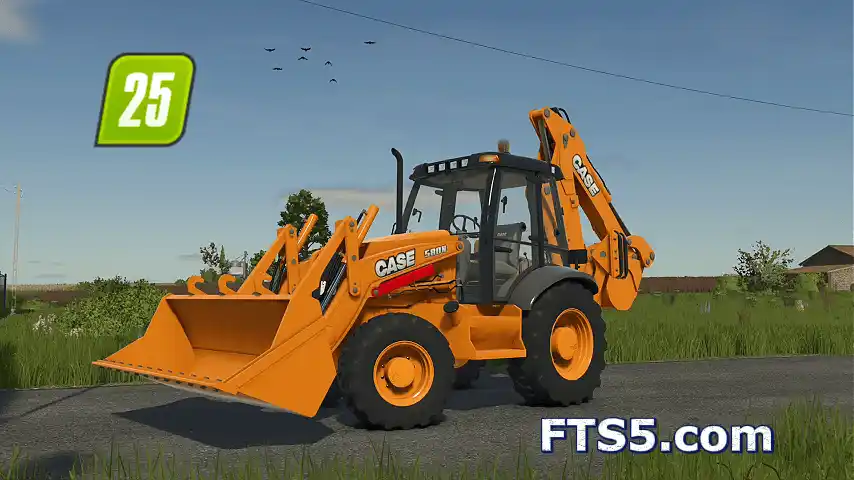 凯斯 580N 与 580 Super N 反铲装载机「两头忙」 v1.0